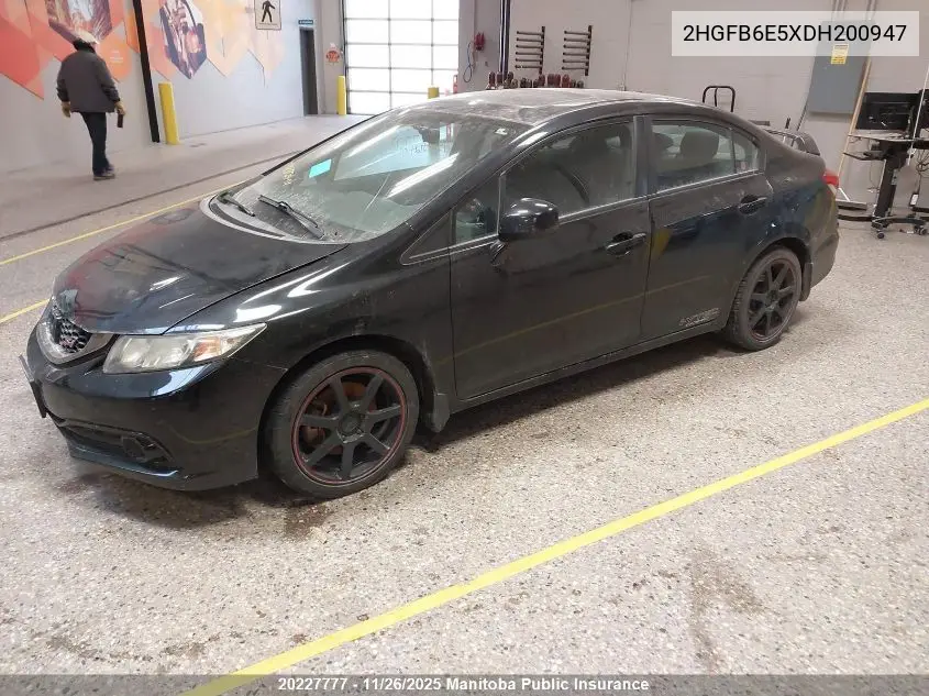 2HGFB6E5XDH200947 2013 Honda Civic Si Si