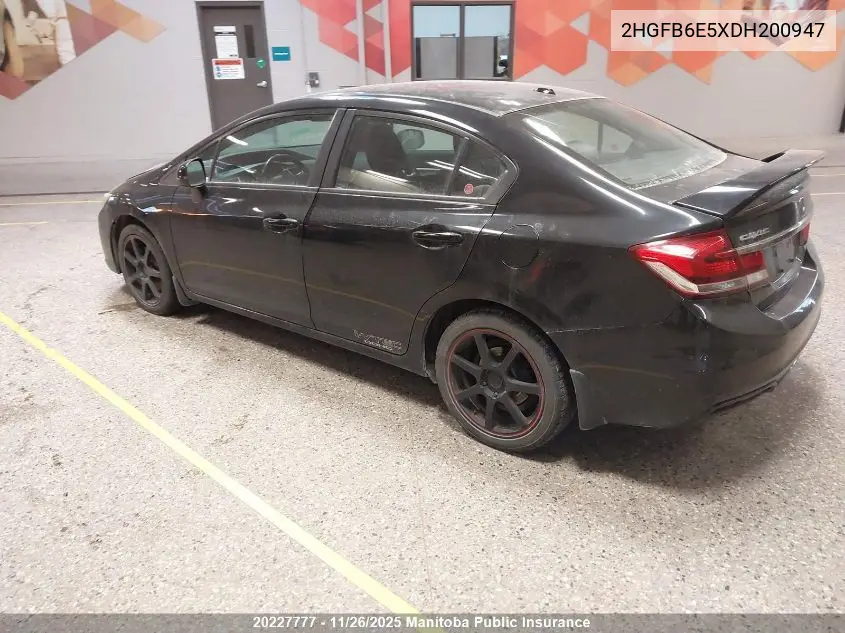2HGFB6E5XDH200947 2013 Honda Civic Si Si