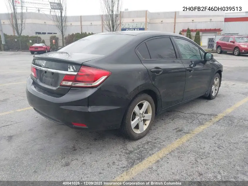 2HGFB2F46DH039513 2013 Honda Civic