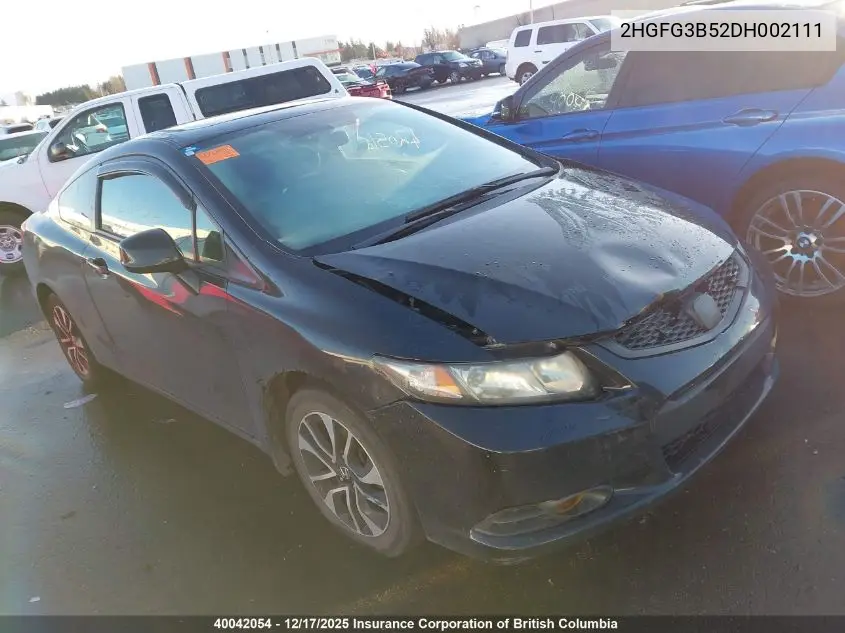 2HGFG3B52DH002111 2013 Honda Civic