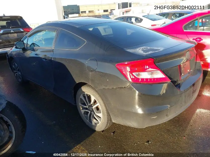 2HGFG3B52DH002111 2013 Honda Civic