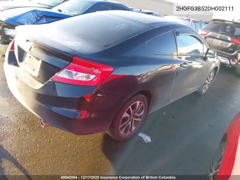 2HGFG3B52DH002111 2013 Honda Civic