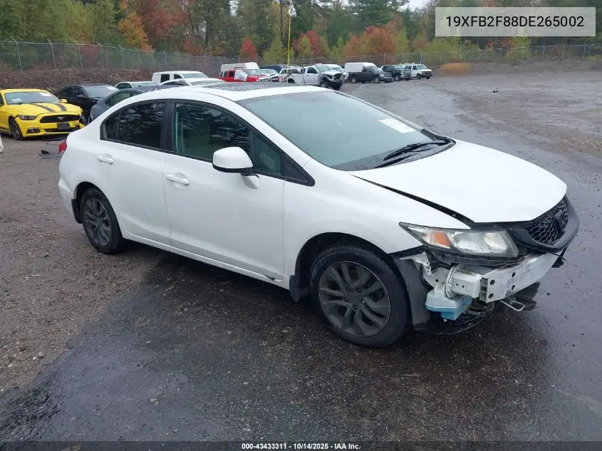 19XFB2F88DE265002 2013 Honda Civic Ex