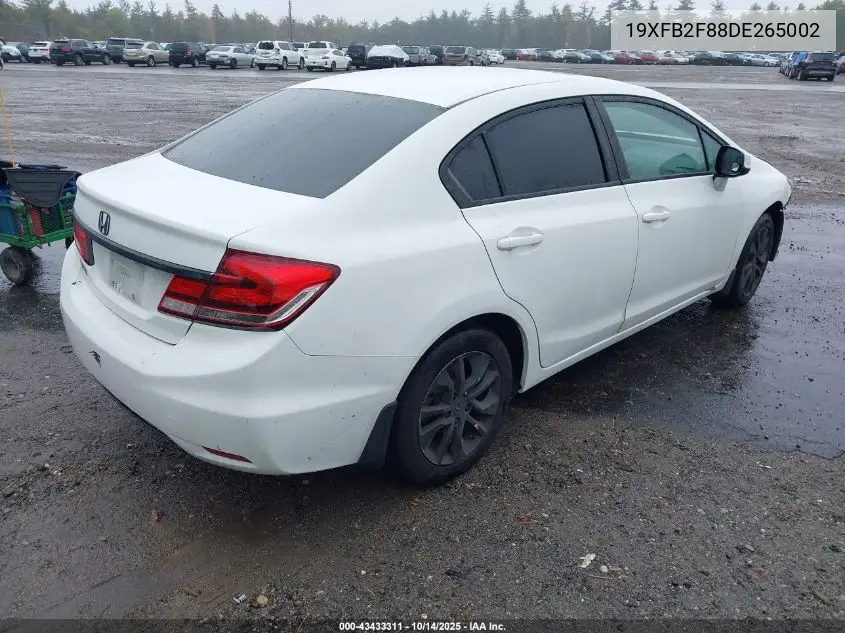 19XFB2F88DE265002 2013 Honda Civic Ex