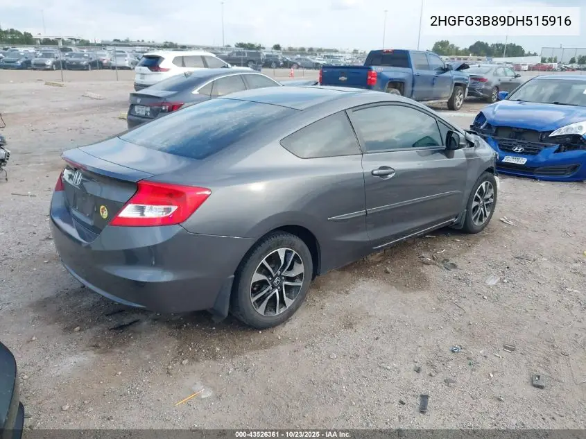 2HGFG3B89DH515916 2013 Honda Civic Ex