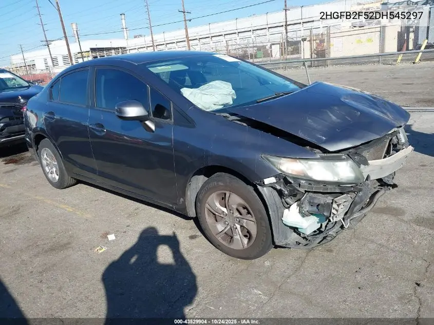 2HGFB2F52DH545297 2013 Honda Civic Lx