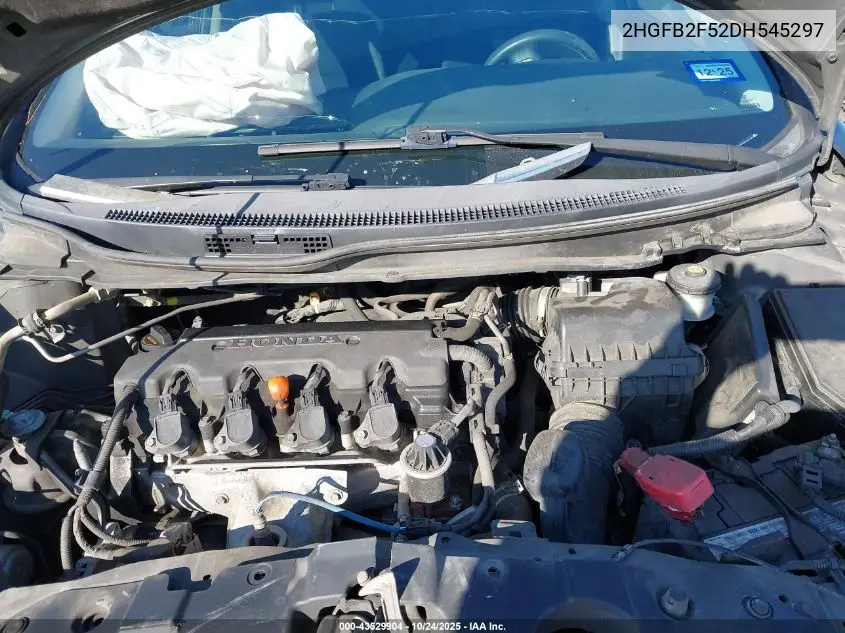 2HGFB2F52DH545297 2013 Honda Civic Lx