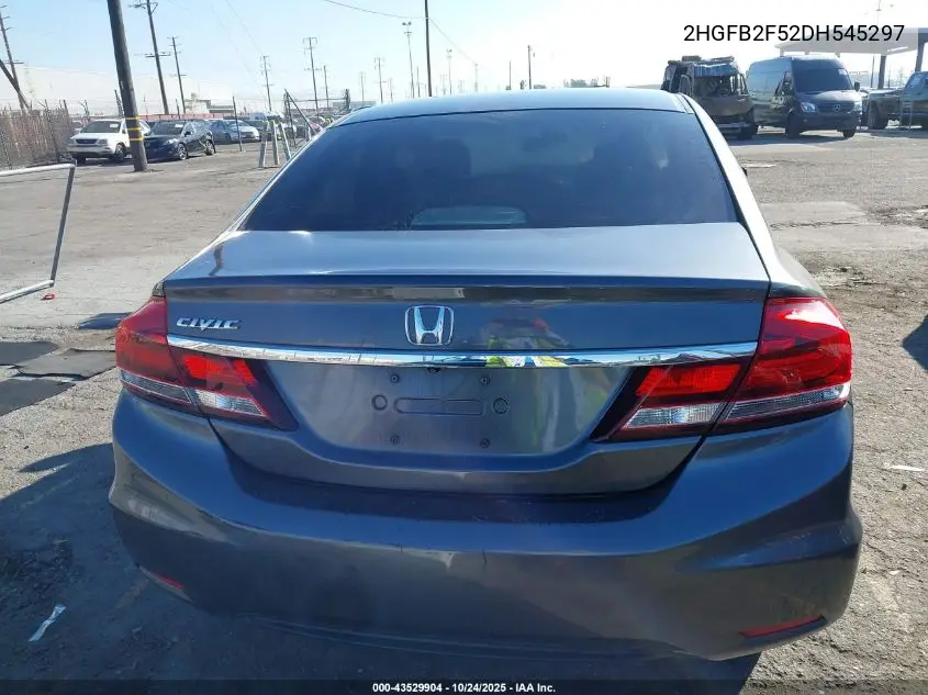 2HGFB2F52DH545297 2013 Honda Civic Lx