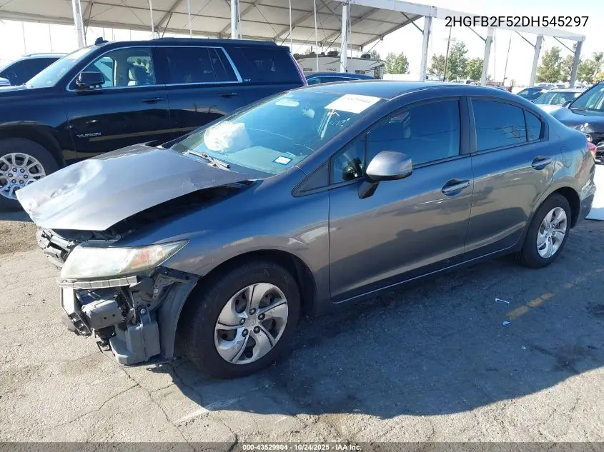 2HGFB2F52DH545297 2013 Honda Civic Lx