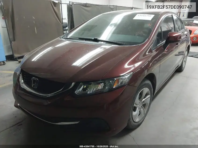 19XFB2F57DE090747 2013 Honda Civic Lx