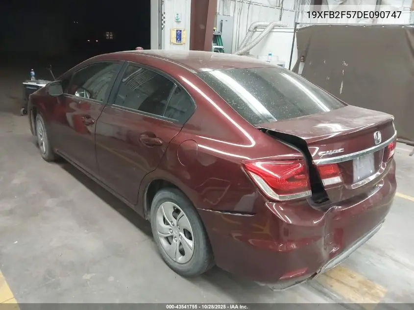 19XFB2F57DE090747 2013 Honda Civic Lx