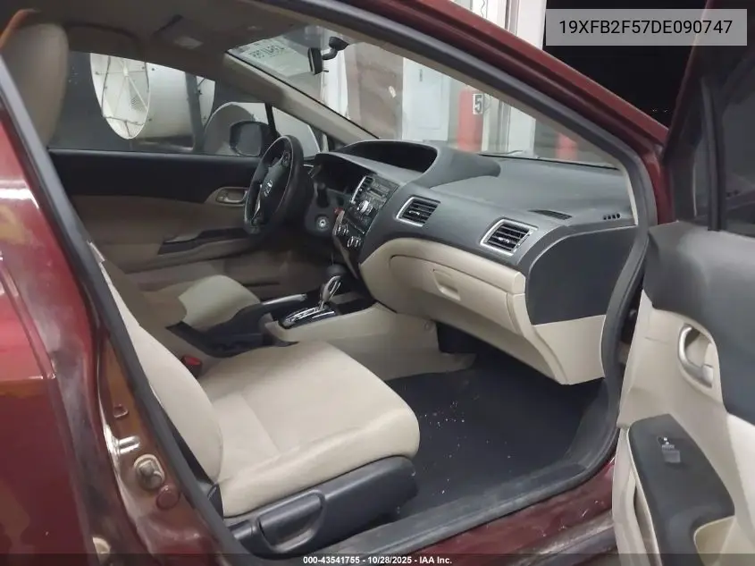 19XFB2F57DE090747 2013 Honda Civic Lx
