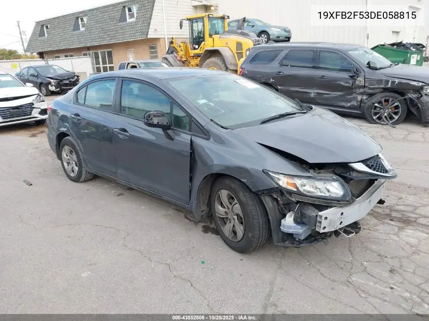 19XFB2F53DE058815 2013 Honda Civic Lx