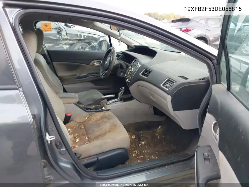 19XFB2F53DE058815 2013 Honda Civic Lx