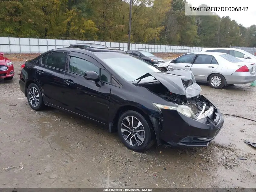 19XFB2F87DE006842 2013 Honda Civic Ex