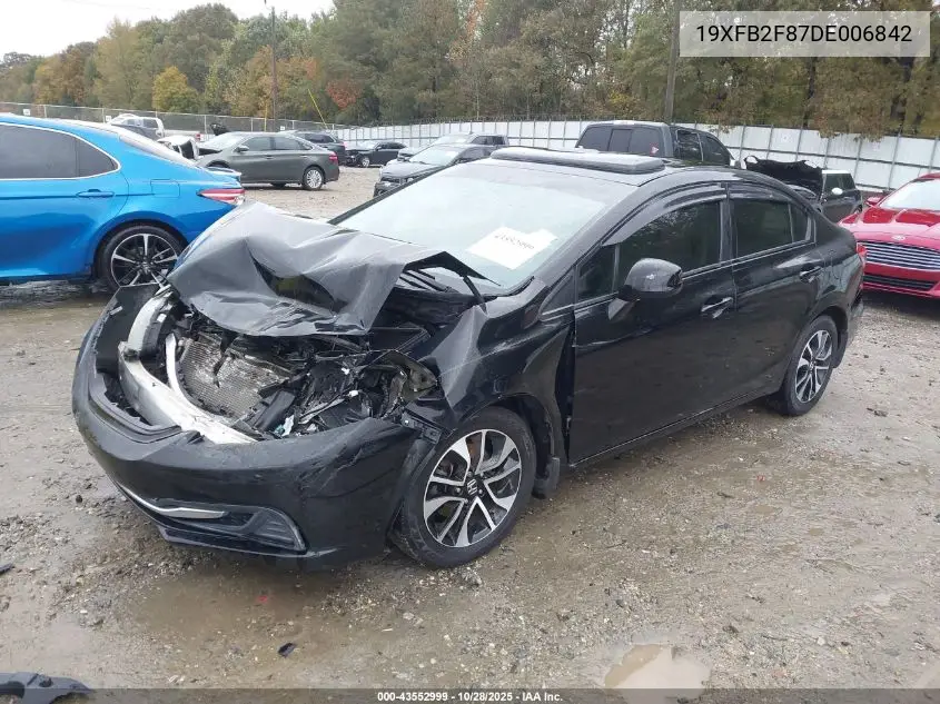 19XFB2F87DE006842 2013 Honda Civic Ex