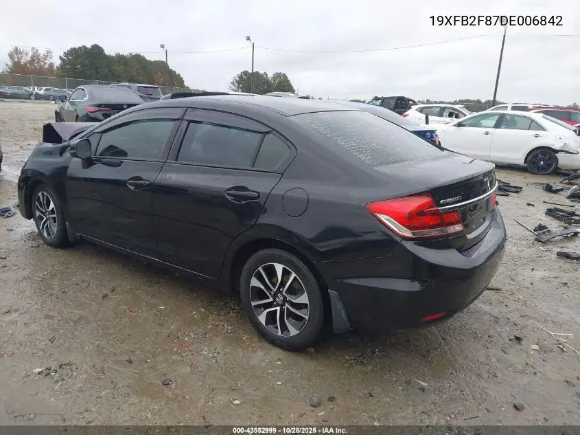 19XFB2F87DE006842 2013 Honda Civic Ex