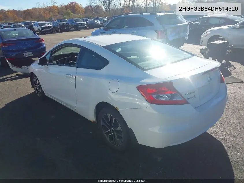 2HGFG3B84DH514320 2013 Honda Civic Ex