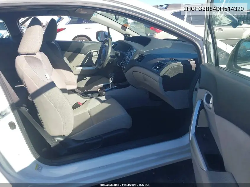 2HGFG3B84DH514320 2013 Honda Civic Ex