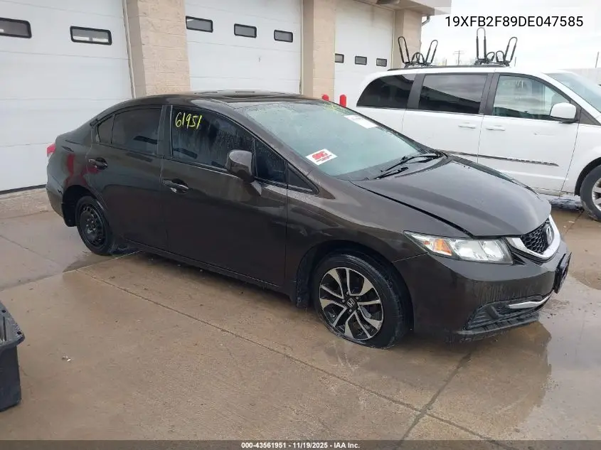19XFB2F89DE047585 2013 Honda Civic Ex