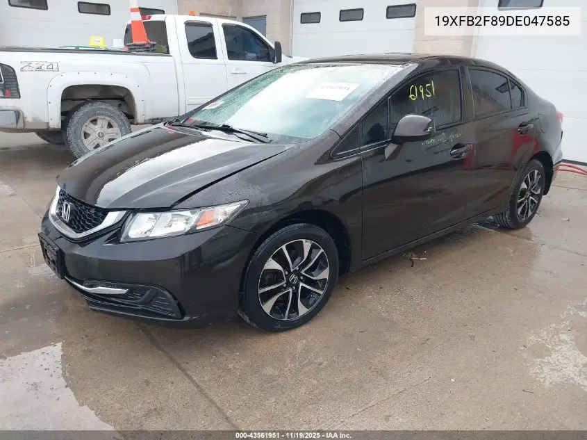 19XFB2F89DE047585 2013 Honda Civic Ex