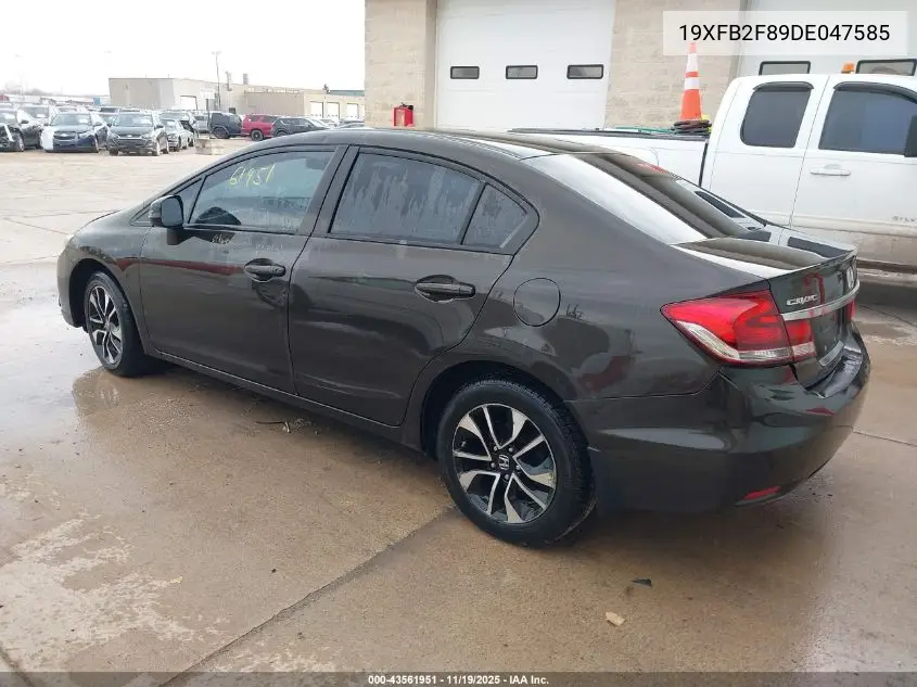 19XFB2F89DE047585 2013 Honda Civic Ex