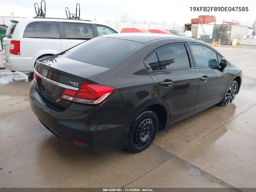 19XFB2F89DE047585 2013 Honda Civic Ex