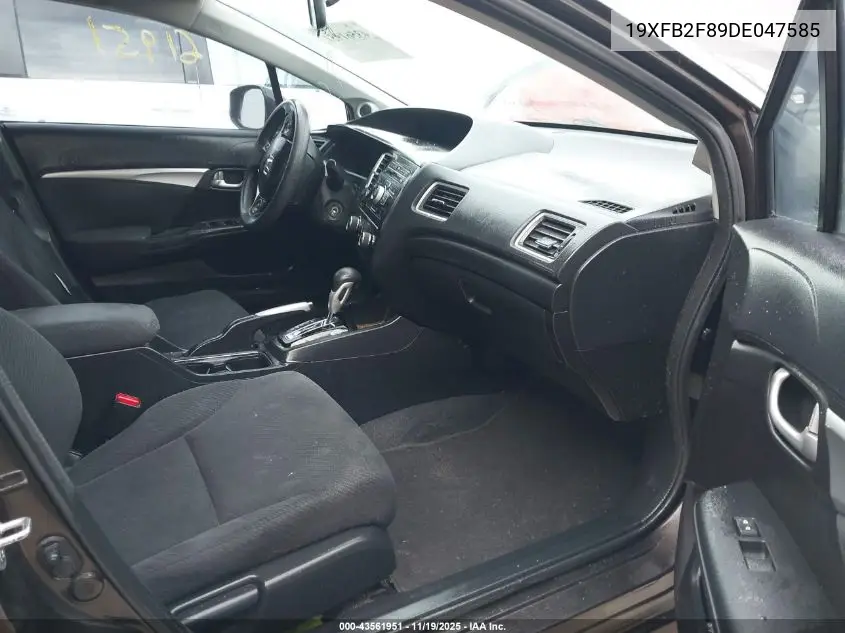 19XFB2F89DE047585 2013 Honda Civic Ex