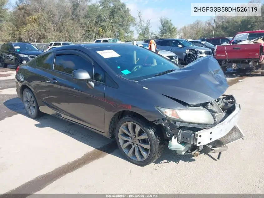 2HGFG3B58DH526119 2013 Honda Civic Lx