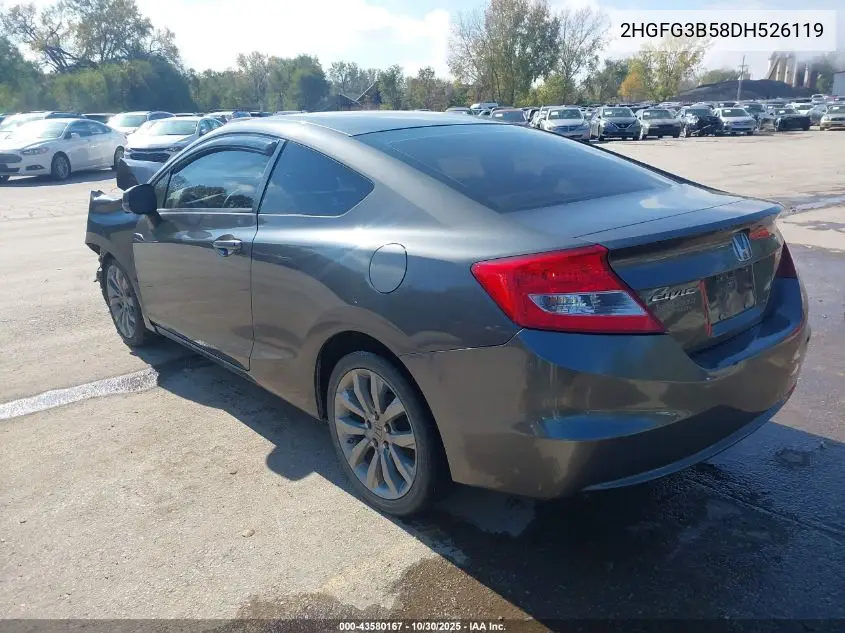 2HGFG3B58DH526119 2013 Honda Civic Lx
