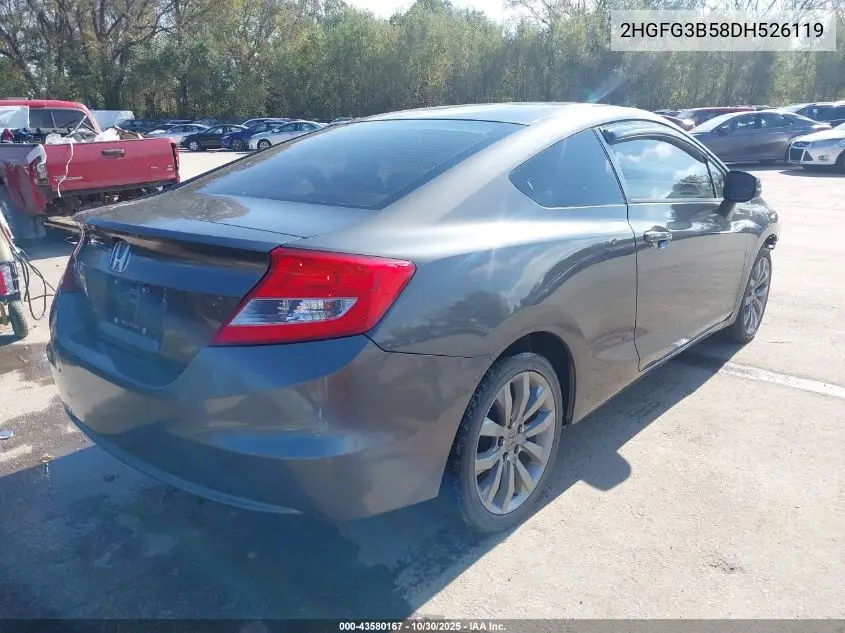 2HGFG3B58DH526119 2013 Honda Civic Lx