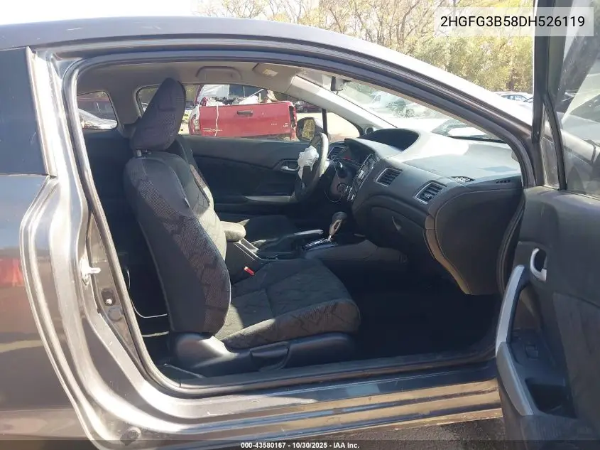 2HGFG3B58DH526119 2013 Honda Civic Lx