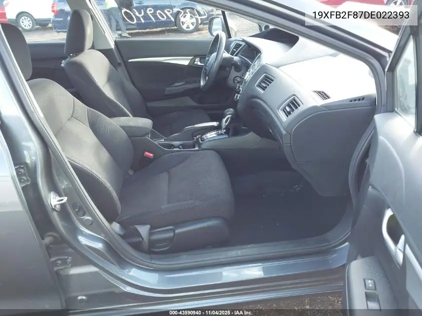 19XFB2F87DE022393 2013 Honda Civic Ex