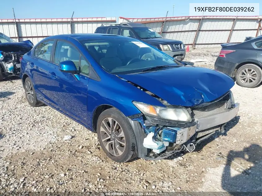 19XFB2F80DE039262 2013 Honda Civic Ex