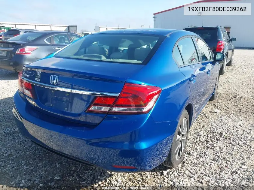 19XFB2F80DE039262 2013 Honda Civic Ex