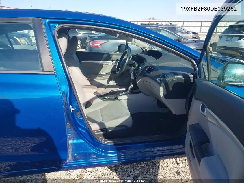 19XFB2F80DE039262 2013 Honda Civic Ex