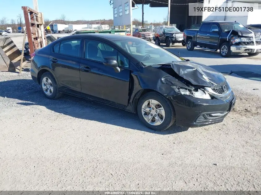 19XFB2F51DE001738 2013 Honda Civic Lx