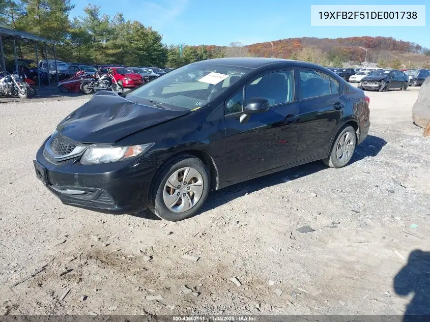 19XFB2F51DE001738 2013 Honda Civic Lx