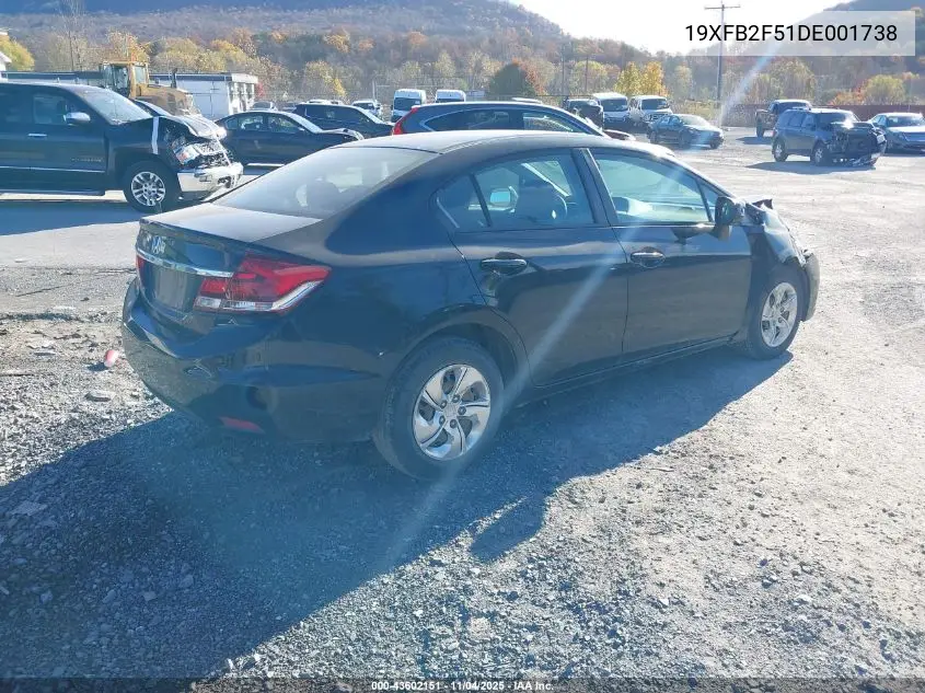 19XFB2F51DE001738 2013 Honda Civic Lx
