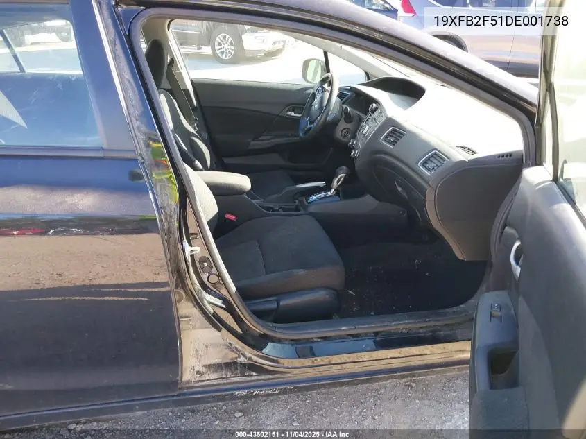 19XFB2F51DE001738 2013 Honda Civic Lx