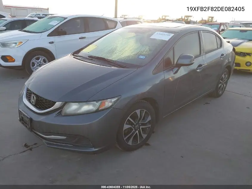19XFB2F82DE082405 2013 Honda Civic Ex