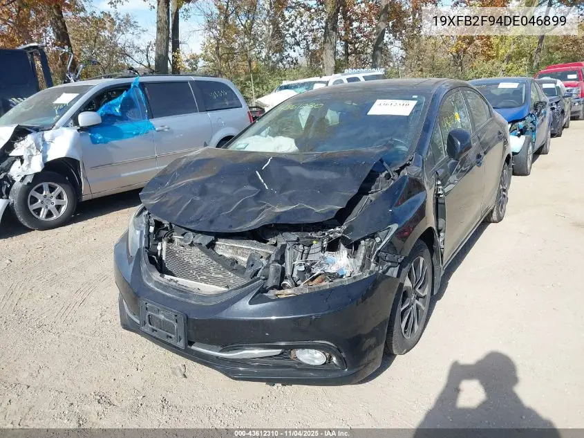 19XFB2F94DE046899 2013 Honda Civic Ex-L