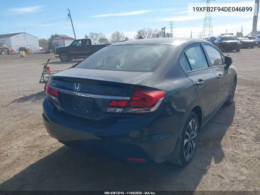 19XFB2F94DE046899 2013 Honda Civic Ex-L