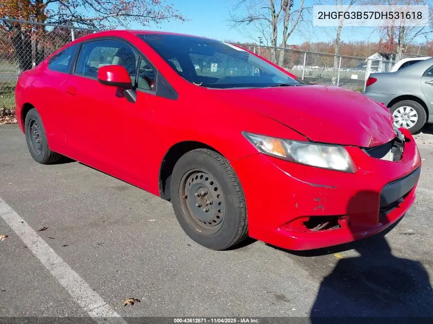 2HGFG3B57DH531618 2013 Honda Civic Lx