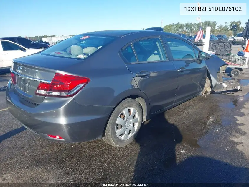 19XFB2F51DE076102 2013 Honda Civic Lx