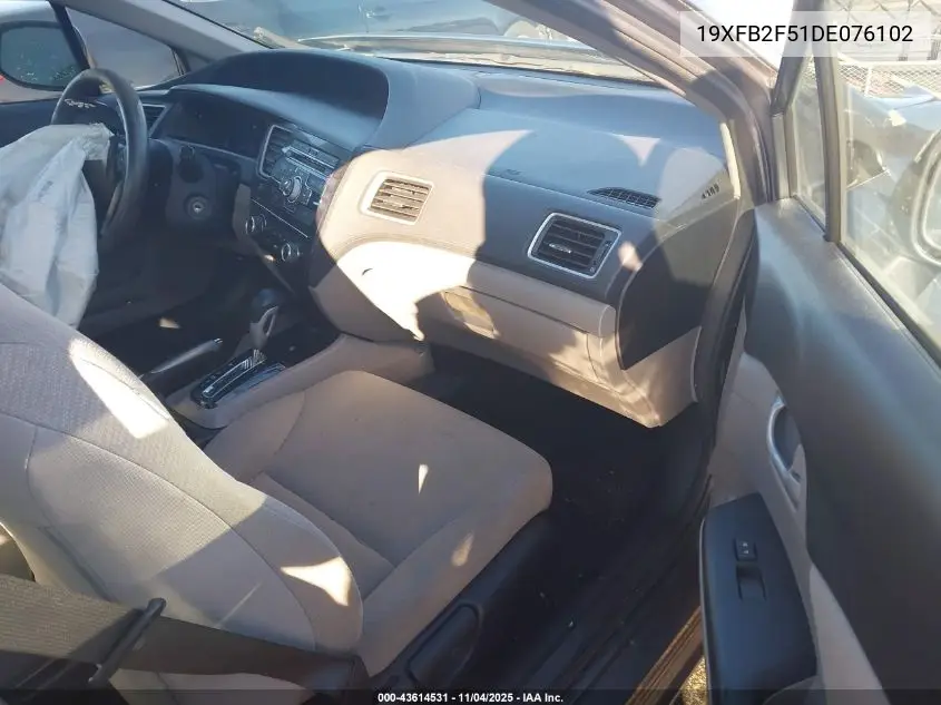 19XFB2F51DE076102 2013 Honda Civic Lx
