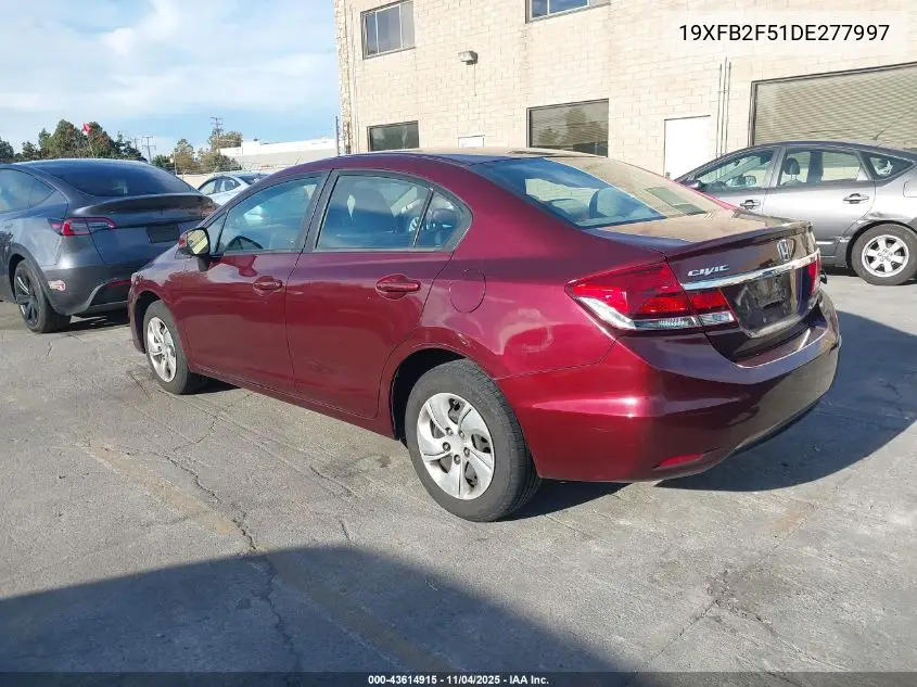 19XFB2F51DE277997 2013 Honda Civic Lx