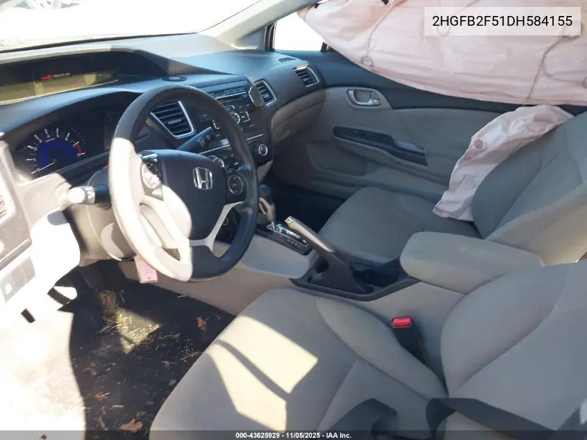 2HGFB2F51DH584155 2013 Honda Civic Lx