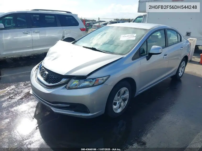 2HGFB2F56DH544248 2013 Honda Civic Lx
