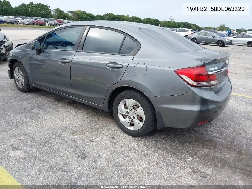 19XFB2F58DE063220 2013 Honda Civic Lx